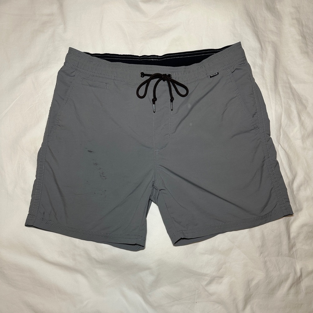 Hurley Charcoal Swim Trunks for Men